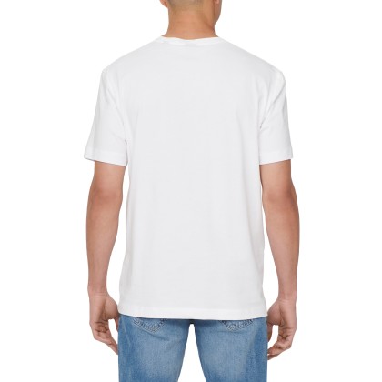 Only&Sons  T- Shirt Max Life Stitch White Only&Sons  T- Shirt Max Life Stitch White