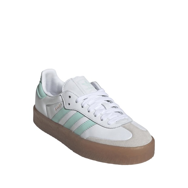 adidas Originals Sambae J Cloud White / Clear Mint / Gold Metallic