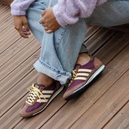 adidas Originals SL 72 OG W Maroon / Almost Yellow / Preloved Brown adidas Originals SL 72 OG W Maroon / Almost Yellow / Preloved Brown