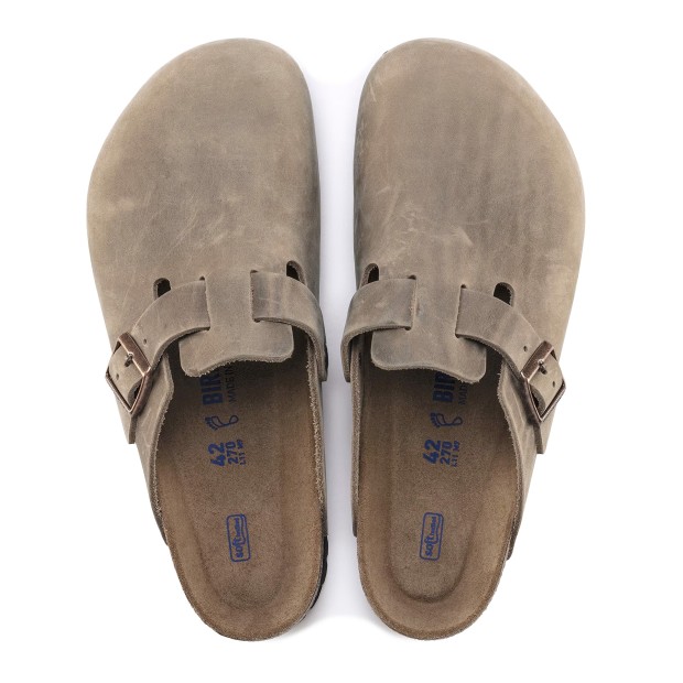 Birkenstock Boston Soft Footbed Natural Leather Oiled