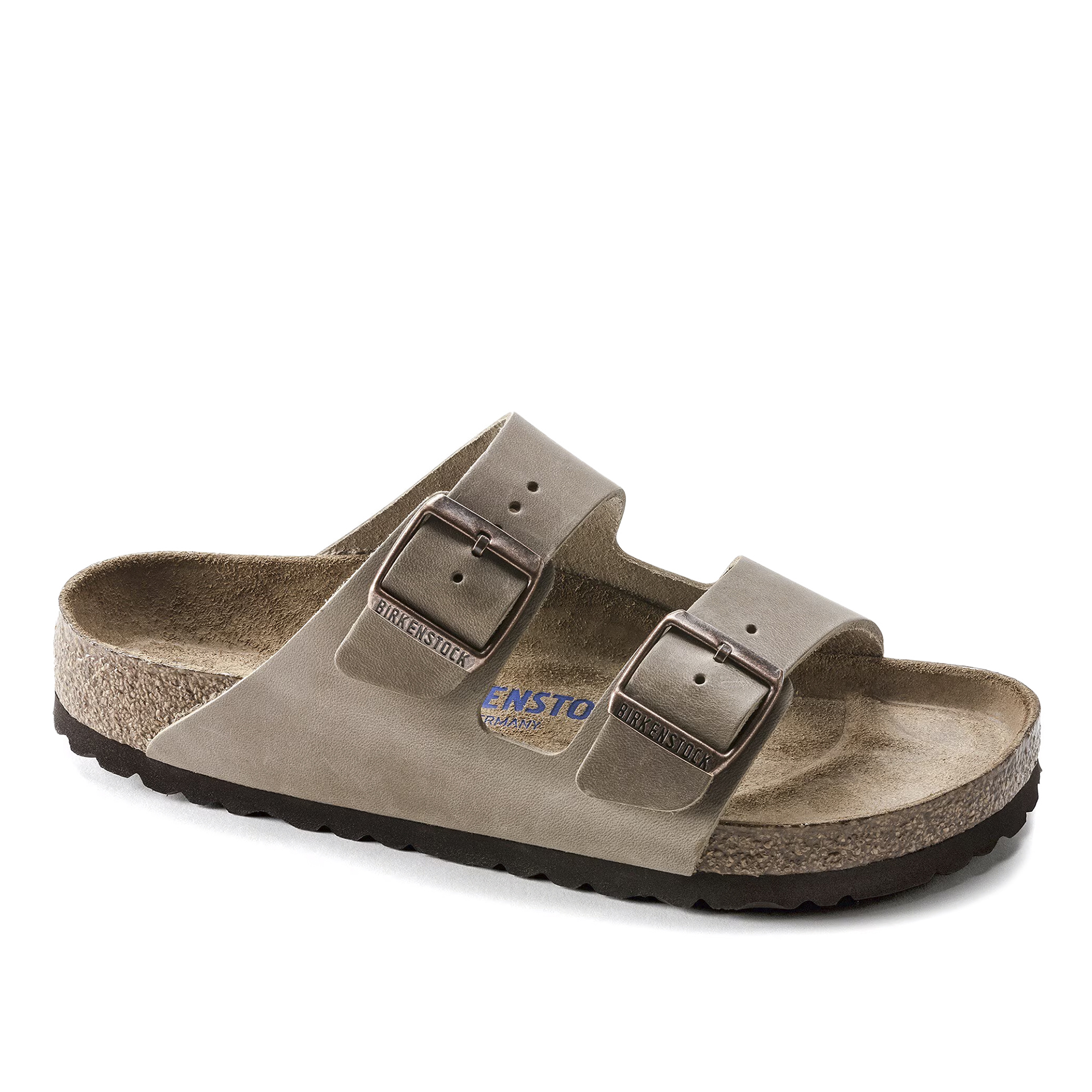 Birkenstock Arizona Soft Footbed Natural Leather Oiled Narrow Fit