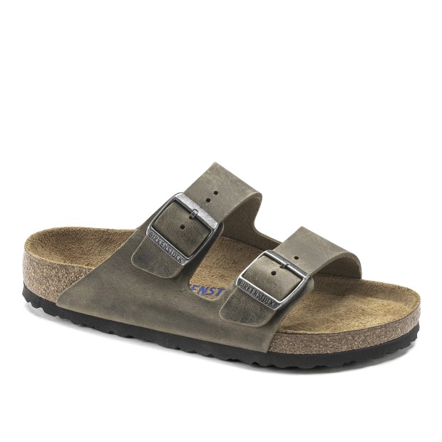 Birkenstock Arizona Soft Footbed Bs  (narrow Fit) Khaki