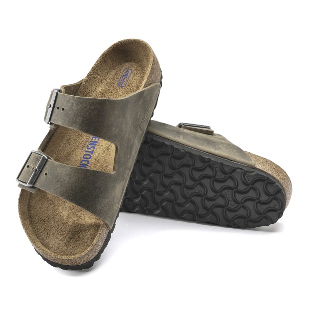 Birkenstock Arizona Soft Footbed Bs (narrow Fit) Khaki