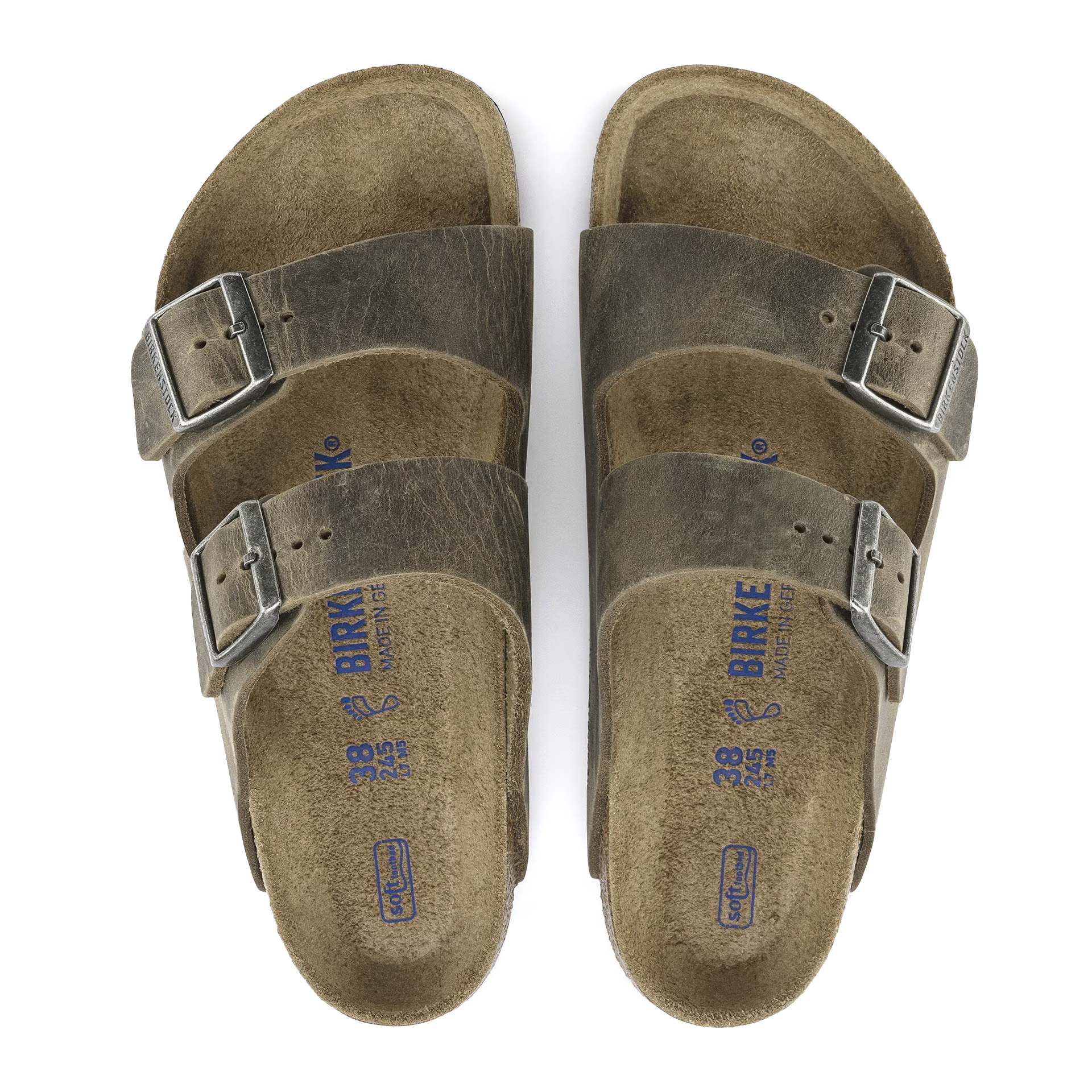 Birkenstock Arizona Soft Footbed Bs (narrow Fit) Khaki