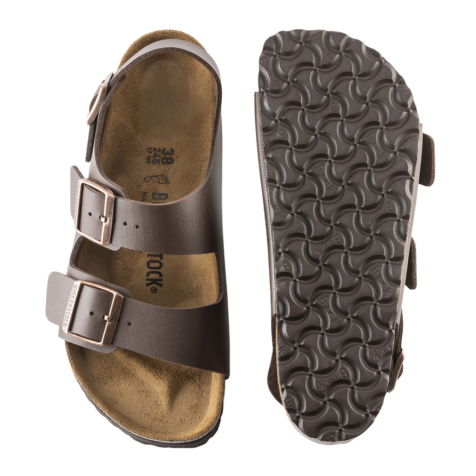Birkenstock Milano Bs Dark Brown