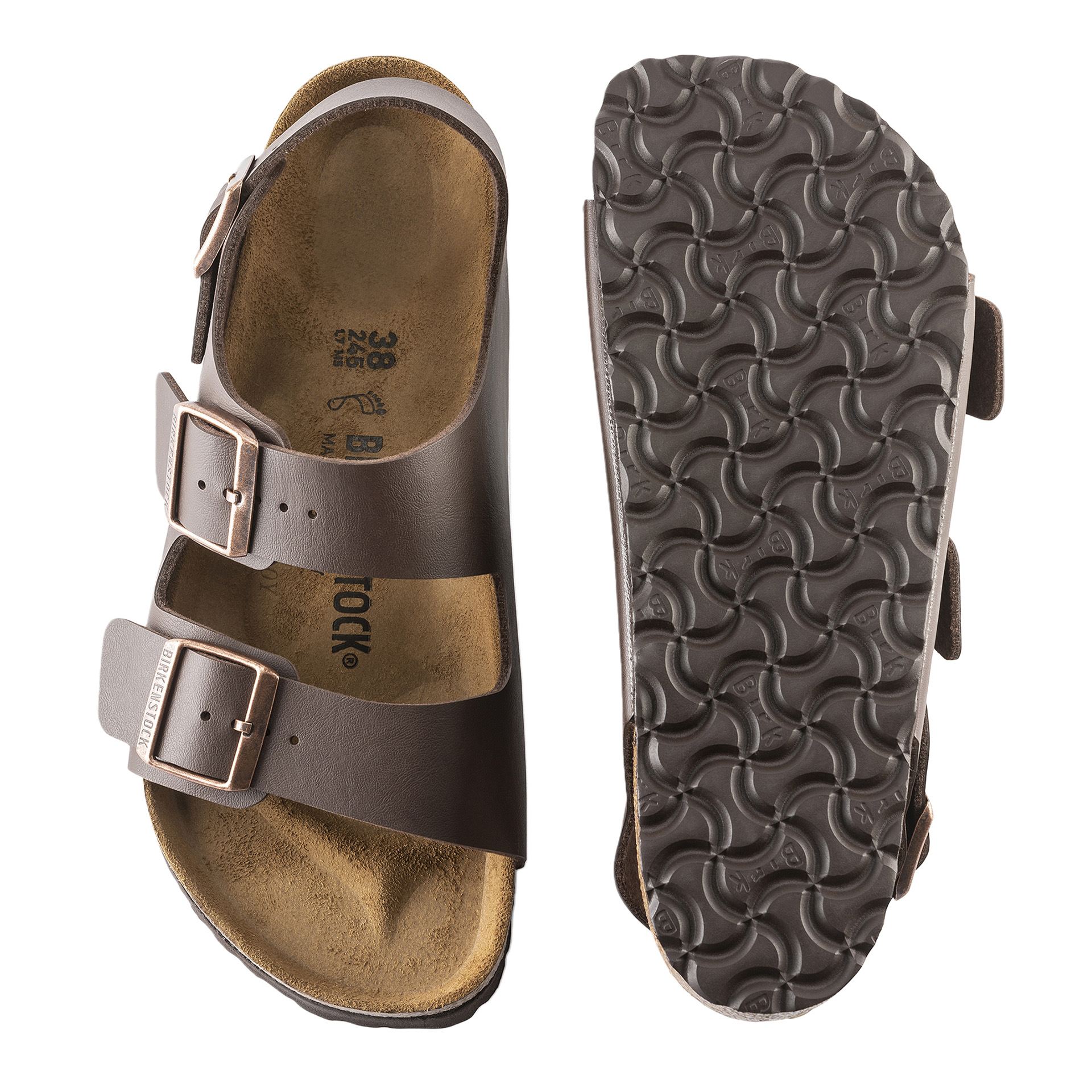 Birkenstock Milano Bs Dark Brown