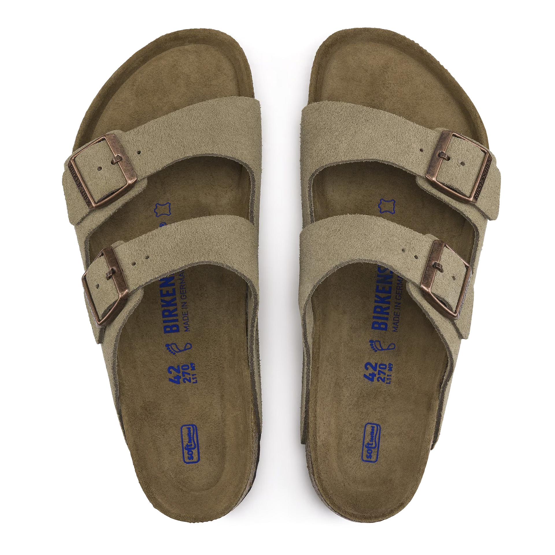 Birkenstock Arizona Soft Footbed Suede Leather