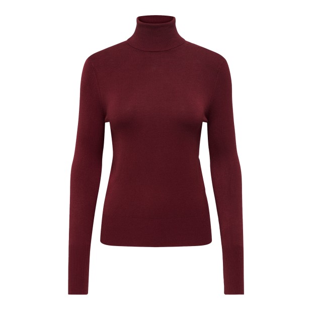 Only  Camisola Venice Life  Roll Knt  Cabernet