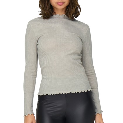 Only  Camisola Emma Life  Glitter Top Jrs  Pumice S