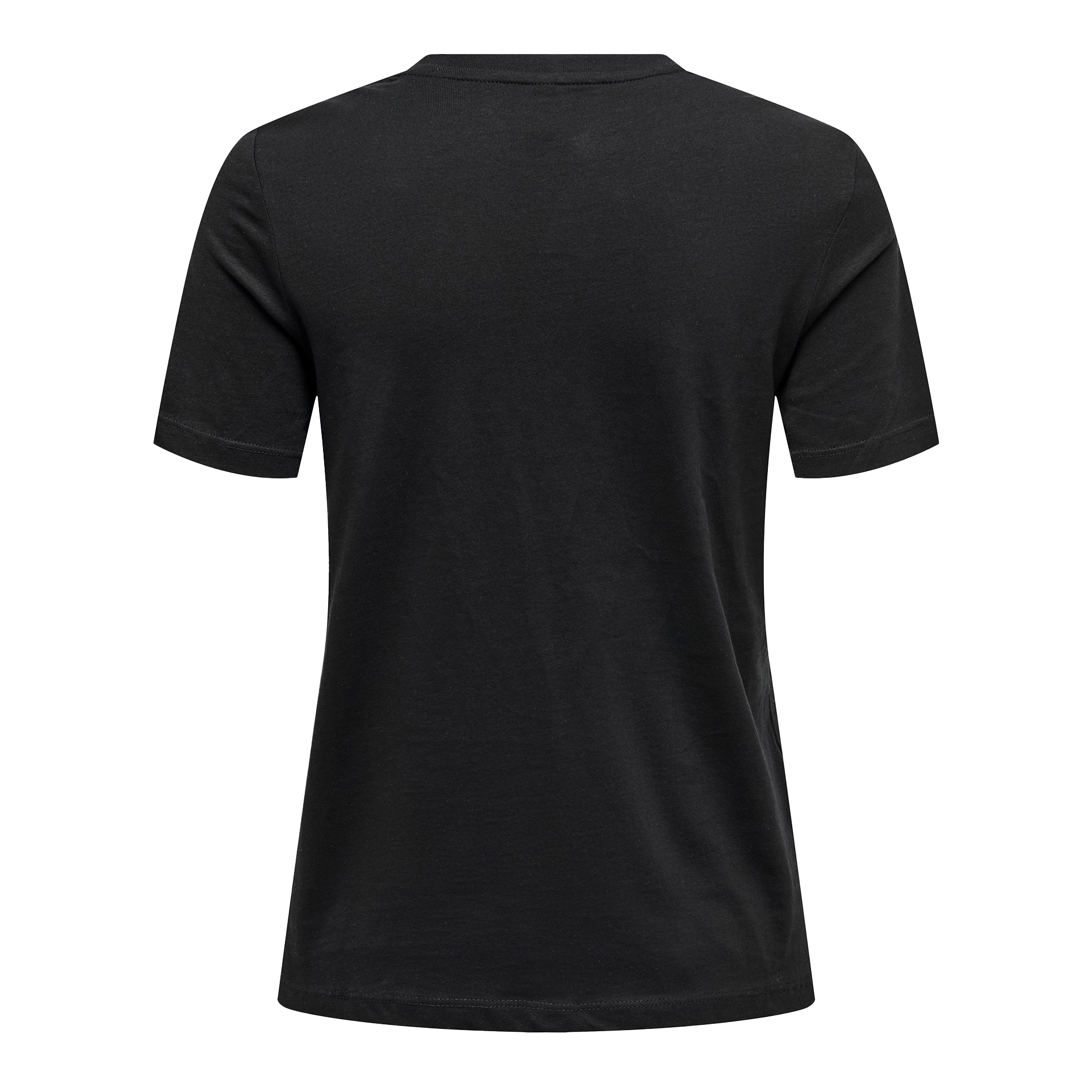 Only T-Shirt Tanya Life Reg Leo Print Top Jrs Black