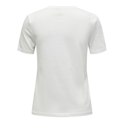 Only  T-Shirt Tanya Life Reg  Leo Print Jrs Hear