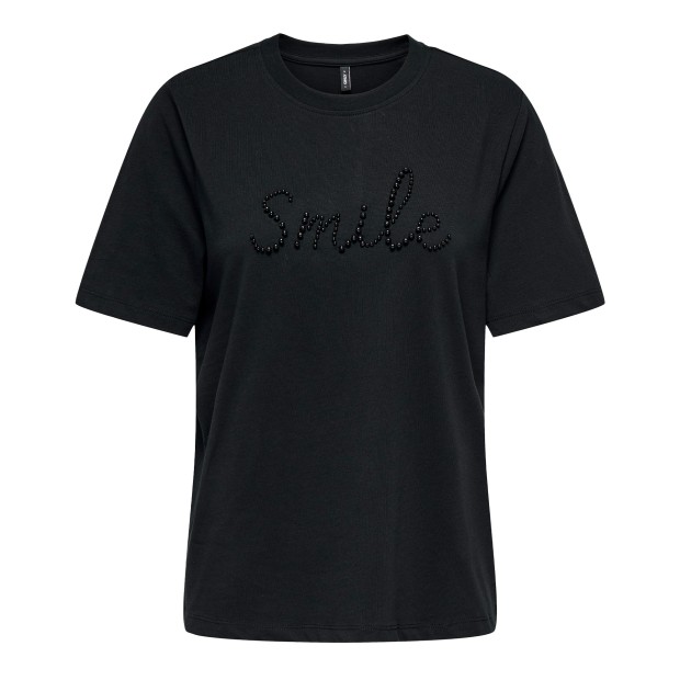 Only  T-Shirt Jolly Life  Boxy Print Jrs Smile B