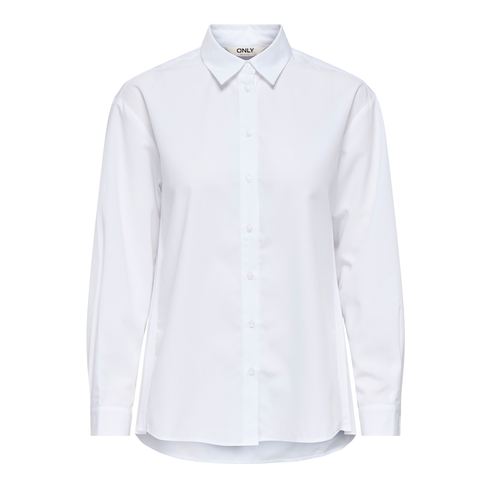 Only Camisa Willow Life Plis Side Sp Wvn Bright White