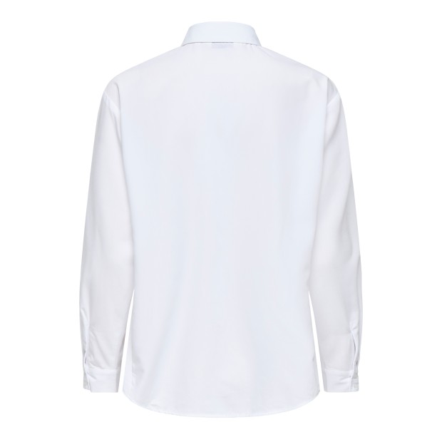 Only Camisa Willow Life Plis Side Sp Wvn Bright White