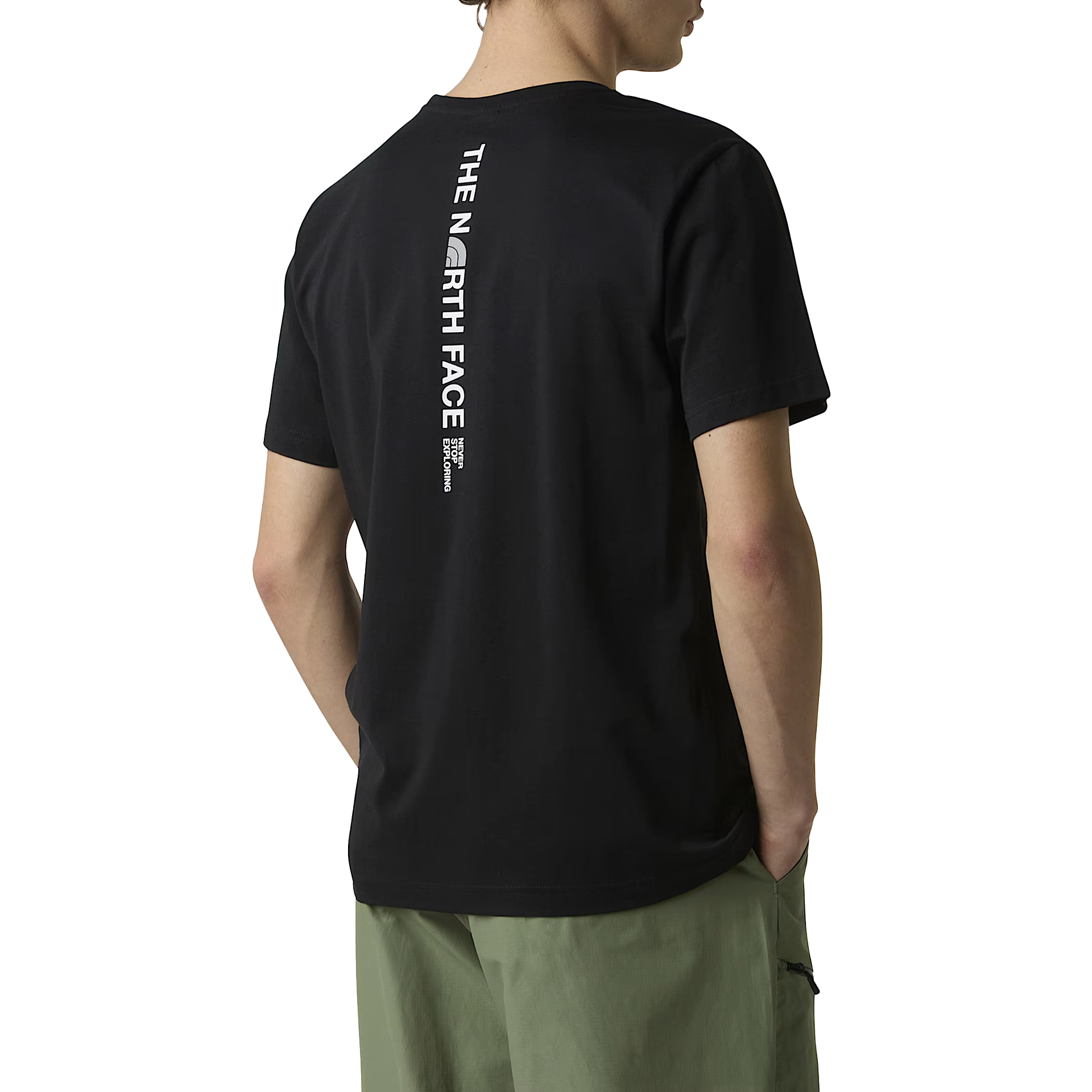The North Face T-shirt M Vertical Logo Black