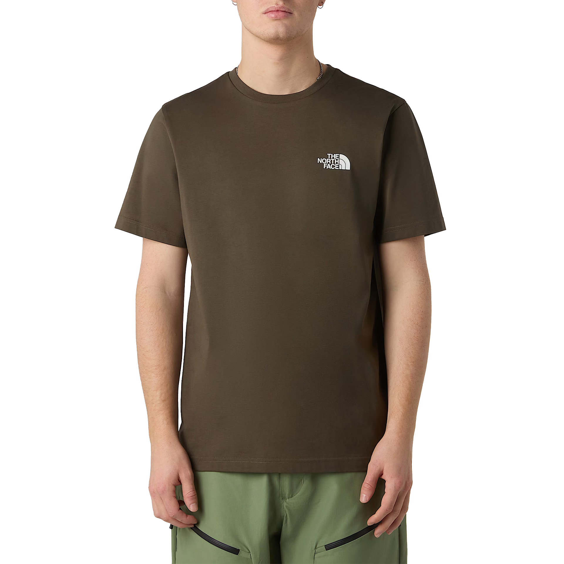 The North Face T-shirt M Simple Dome New Taupe Green
