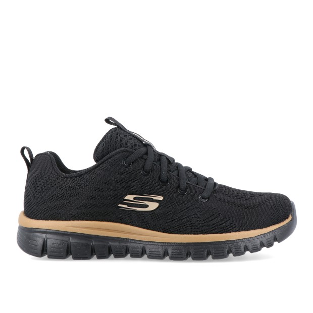 Skechers Graceful - Get Connected Black/rose Gold