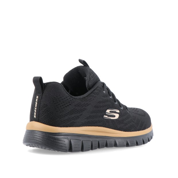 Skechers Graceful - Get Connected Black/rose Gold