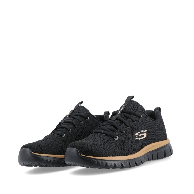 Skechers Graceful - Get Connected Black/rose Gold