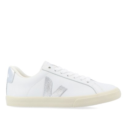 Veja Esplar Logo Extra-white Silver