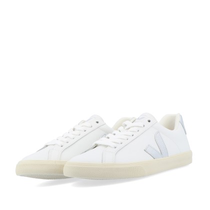 Veja Esplar Logo Extra-white Silver
