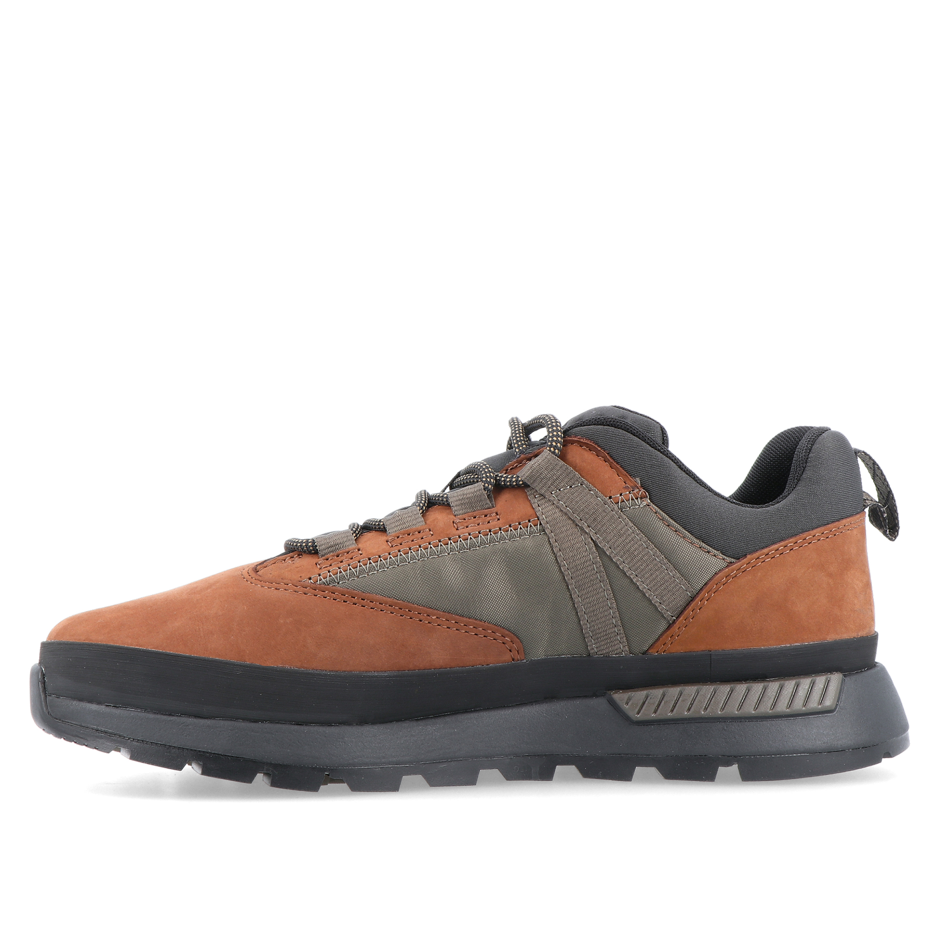 Timberland Euro Trekker Low Lace Up Sneaker Md Brown Nubuck W Green