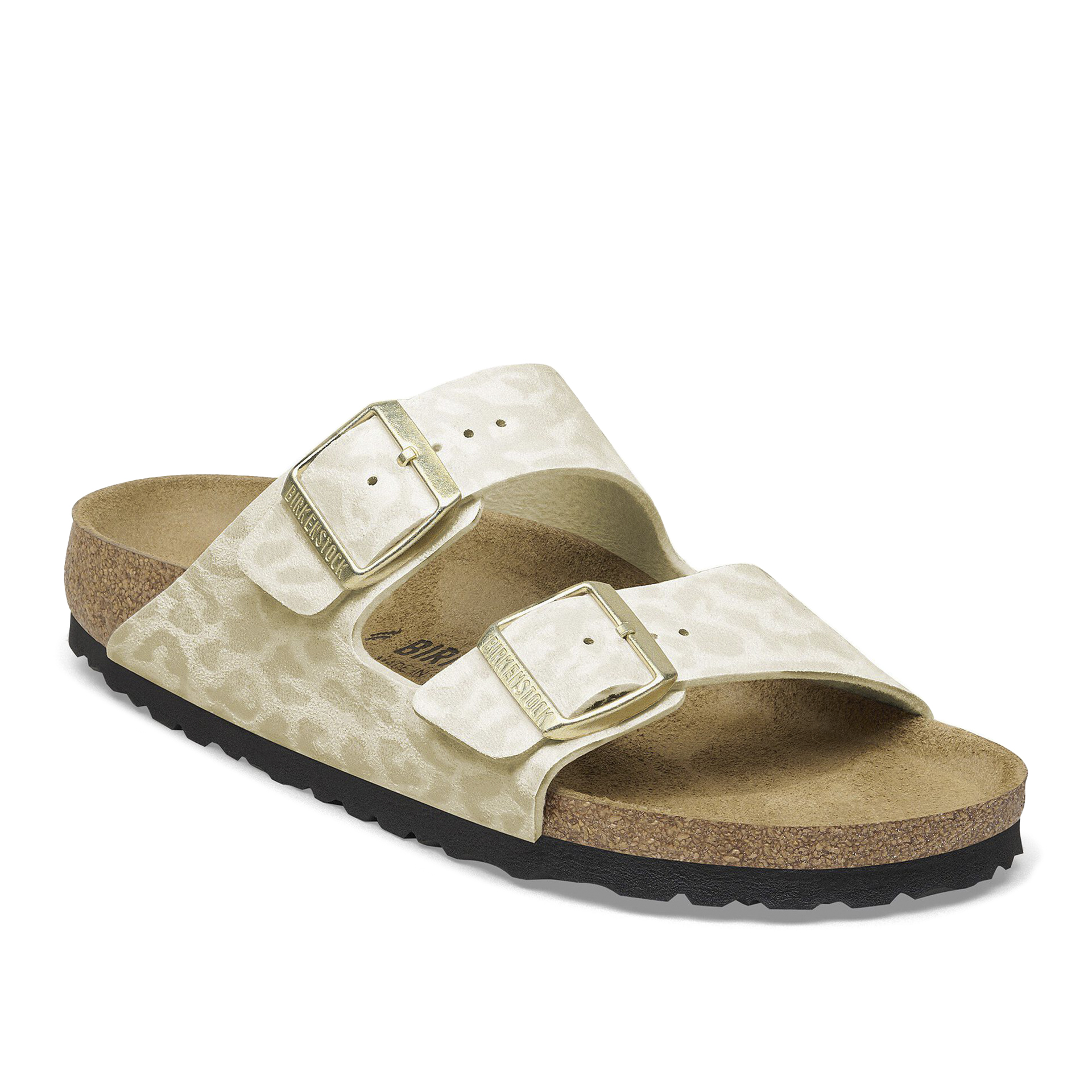 Birkenstock Arizona Bs Synthetik Narrow Fit Syn Leo Eggshell