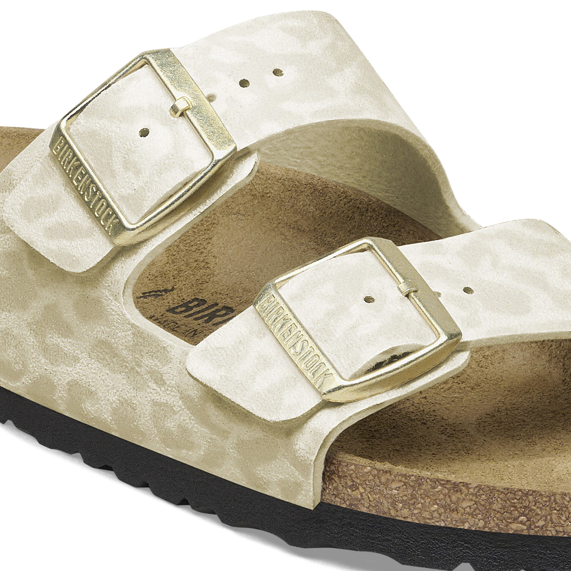 Birkenstock Arizona Bs Synthetik Narrow Fit Syn Leo Eggshell