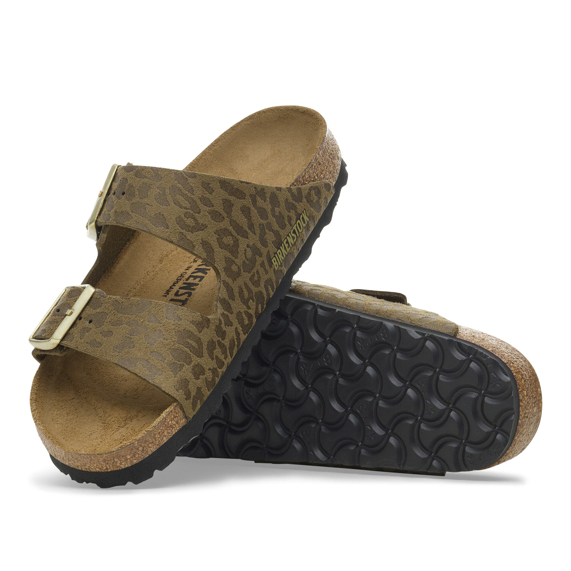 Birkenstock Arizona Bs Synthetik Narrow Fit Syn Leo Khaki