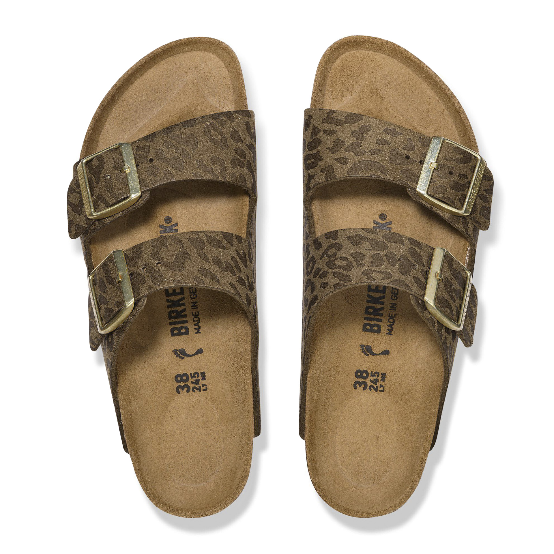 Birkenstock Arizona Bs Synthetik Narrow Fit Syn Leo Khaki