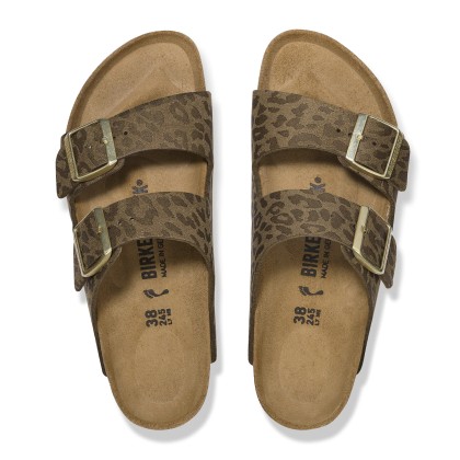 Birkenstock Arizona Bs Synthetik Narrow Fit Syn Leo Khaki Birkenstock Arizona Bs Synthetik Narrow Fit Syn Leo Khaki