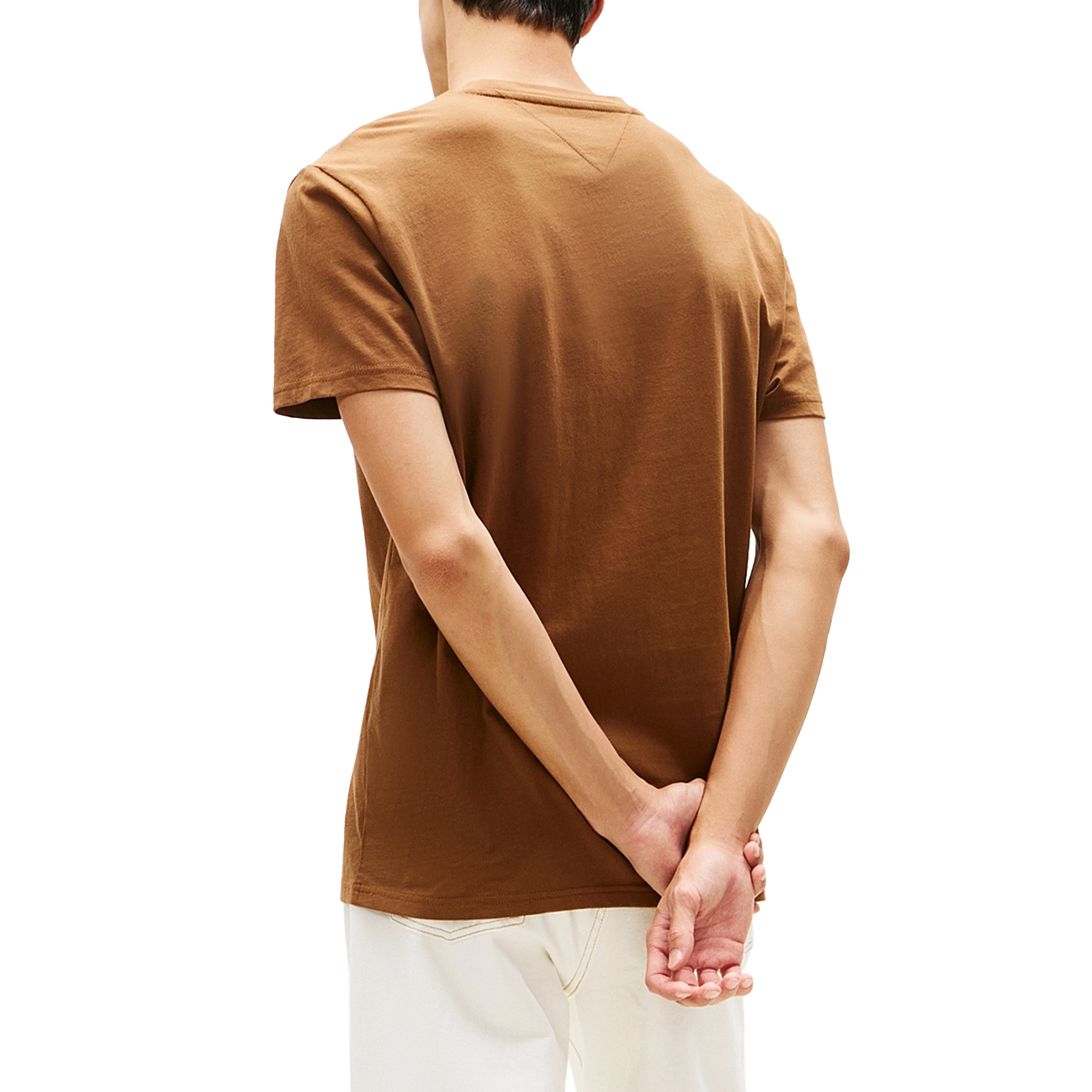 Tommy Hilfiger T-shirt Reg Linear Logo Pecan Nut Multi