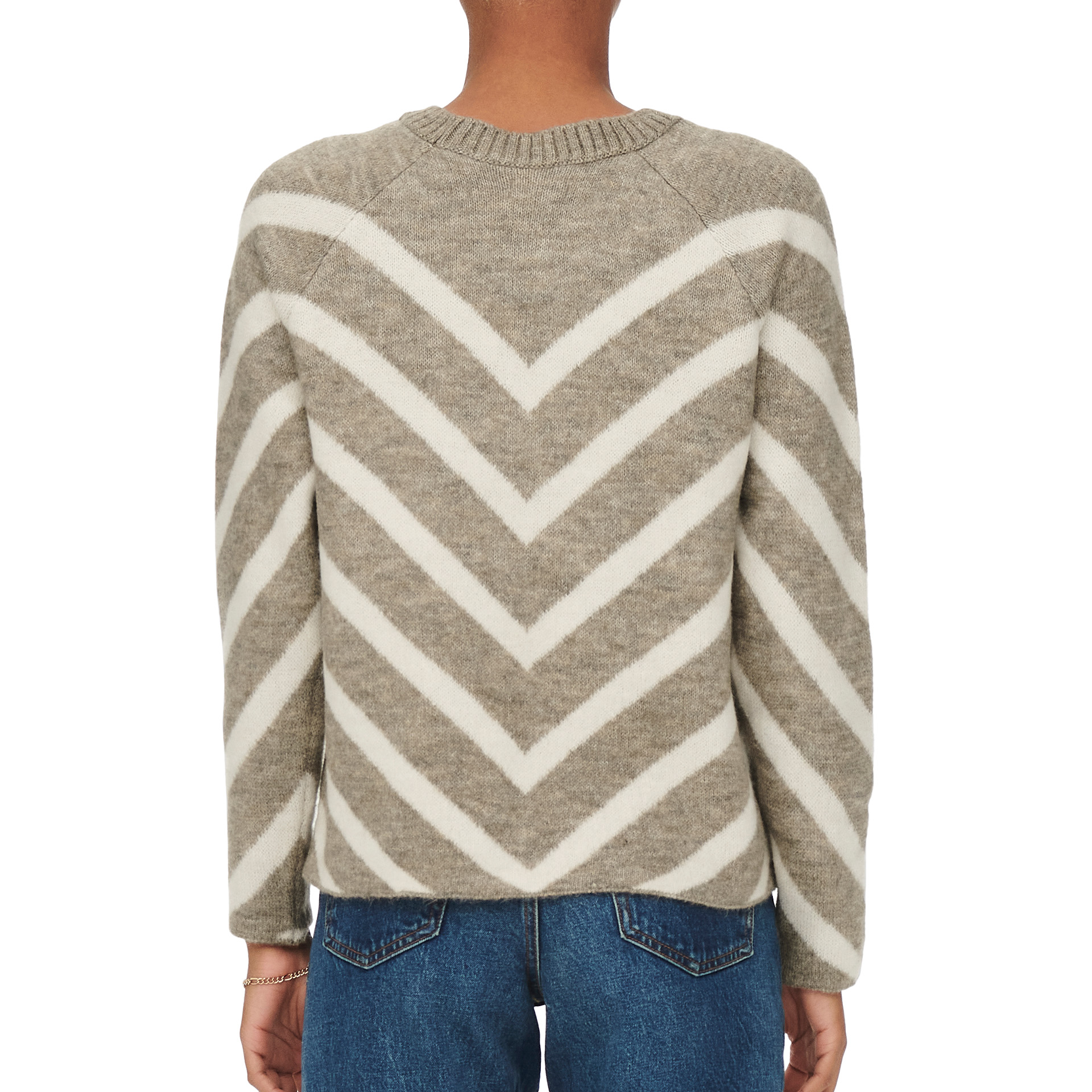 Only Camisola Eliza Knt Mermaid Whitecap Gray