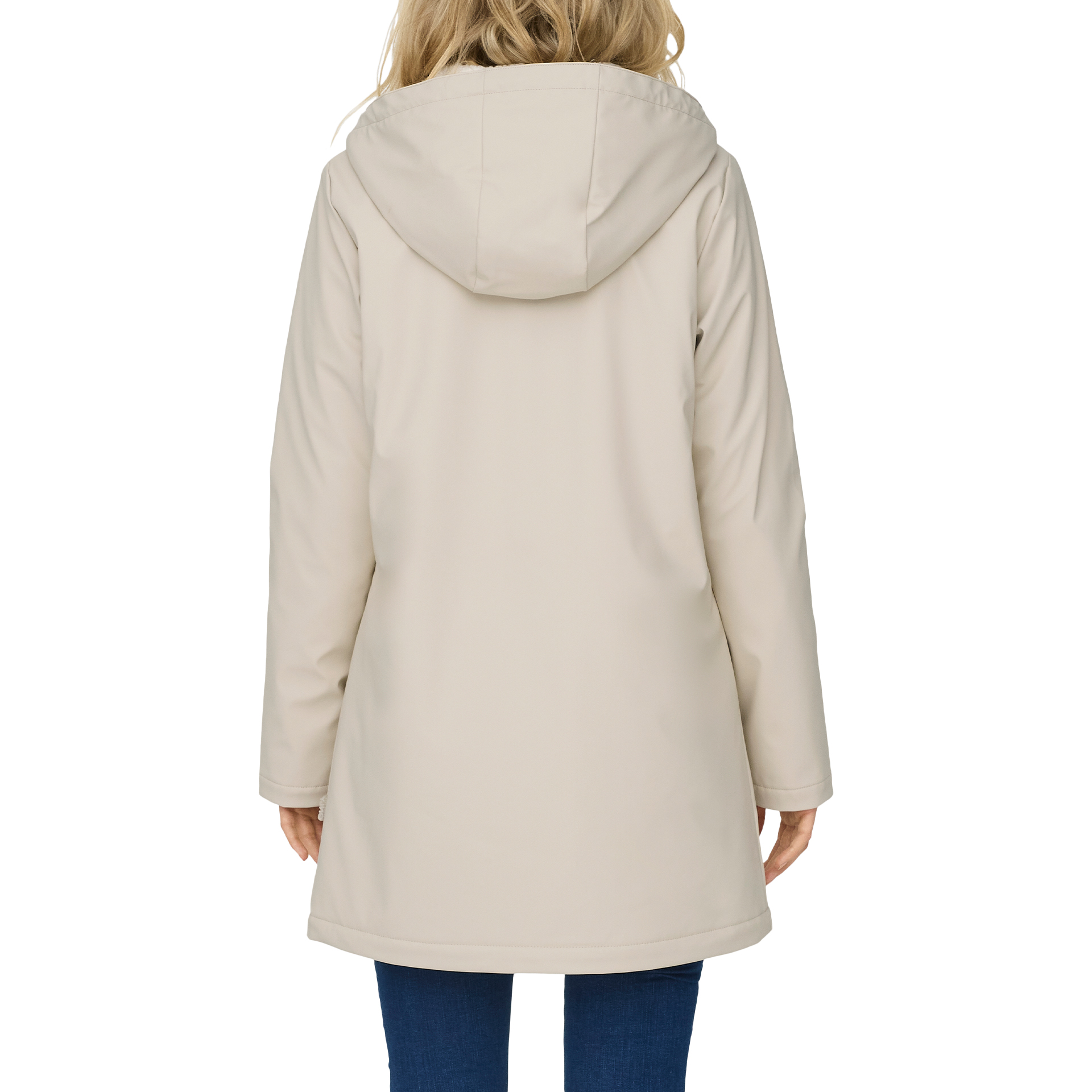 Only Casaco Sally Otw Oatmeal White Teddy