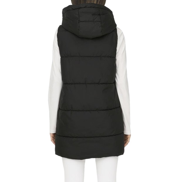 Only  Colete Asta Puffer Waistcoat Life Otw Black