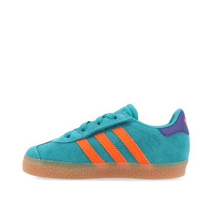 adidas Originals Gazelle Cf El I Pure Teal / Impact Orange / Collegiate Purple
