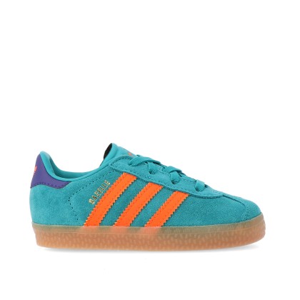adidas Originals Gazelle Cf El I Pure Teal / Impact Orange / Collegiate Purple