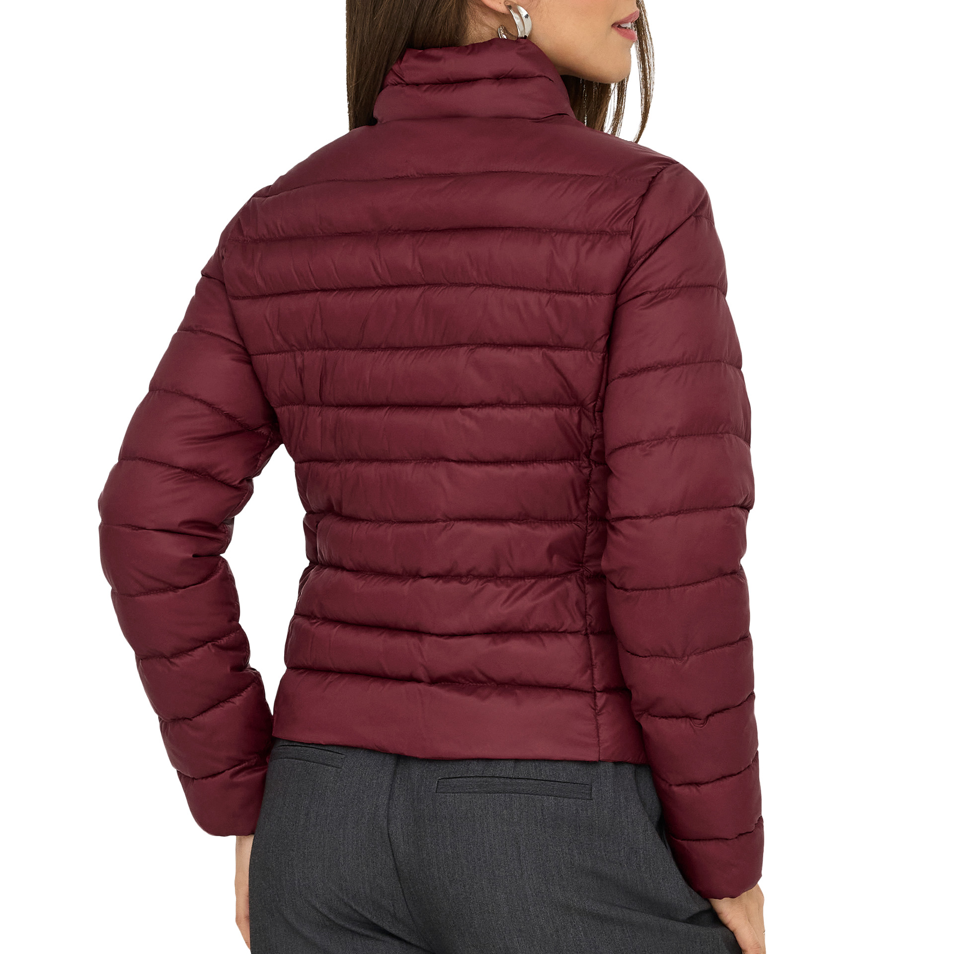 Only Casaco Tahia Lw Quilted Otw Cabernet