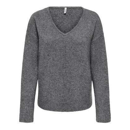 Only  Casaco Whitney Knt Medium Grey Melange