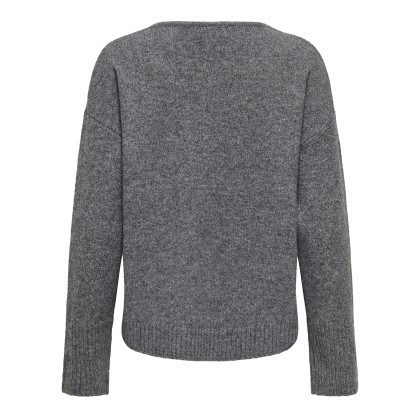 Only  Camisola Whitney Knt Medium Grey Melange Only  Camisola Whitney Knt Medium Grey Melange