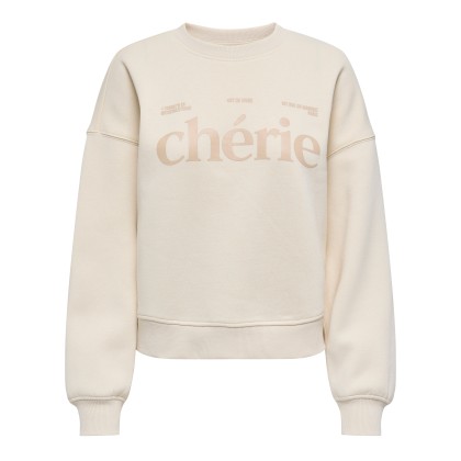 Only  Camisola Best  Print Crew Neck Swt Birc