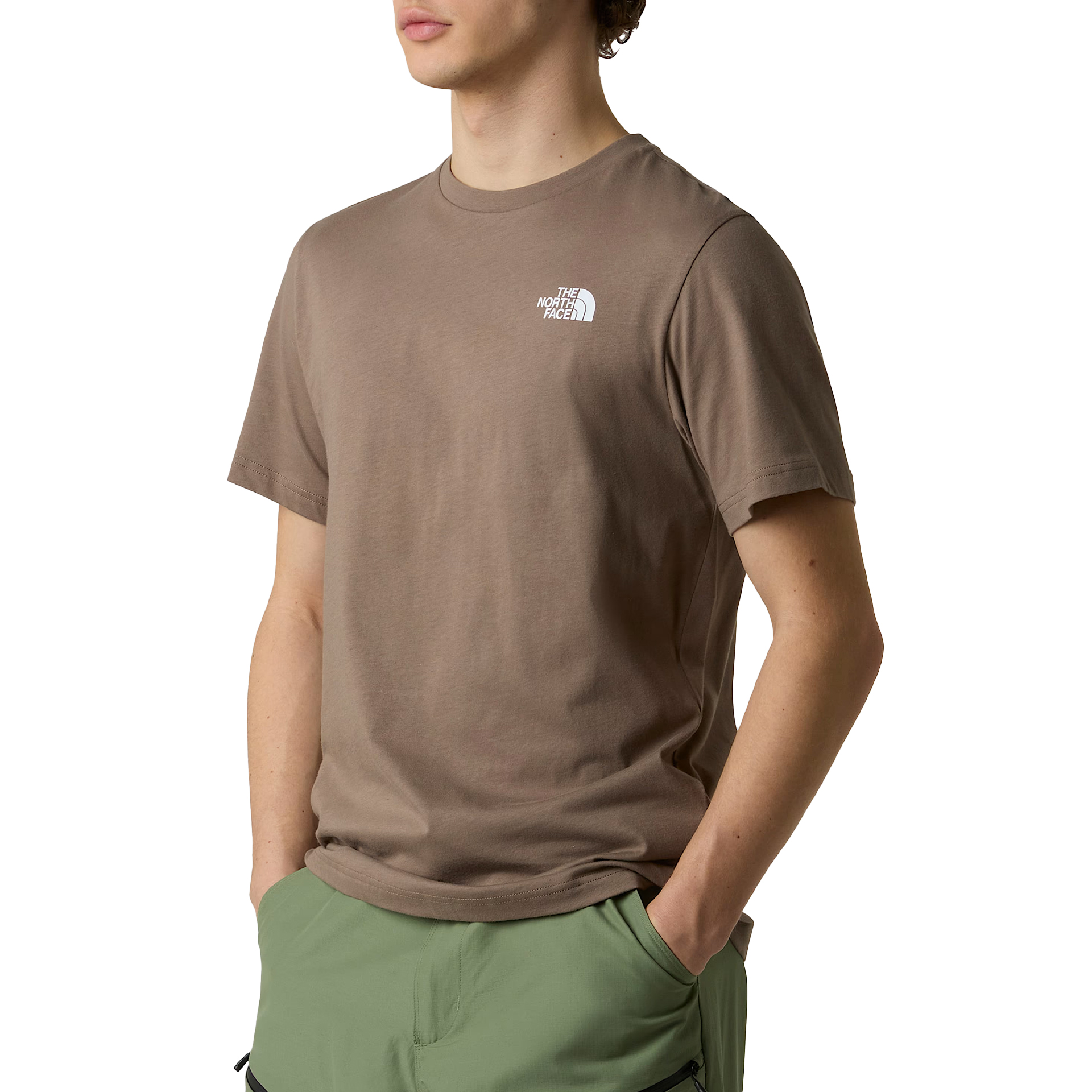 The North Face T-shirt M Box Nse Mocha Brown/mushroom Gr