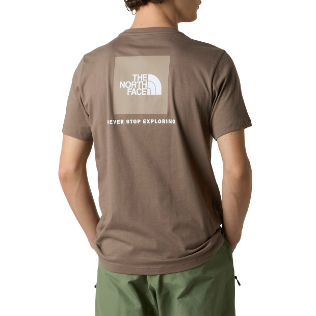 The North Face T-shirt M Box Nse Mocha Brown/mushroom Gr