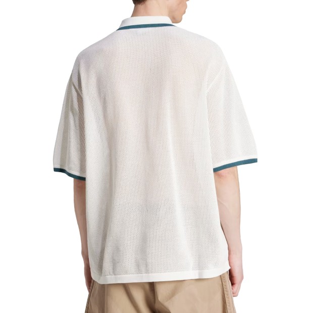 adidas Originals Polo Em Malha White