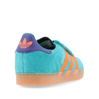 adidas Originals Gazelle Cf El C Pure Teal / Impact Orange / Collegiate Purple