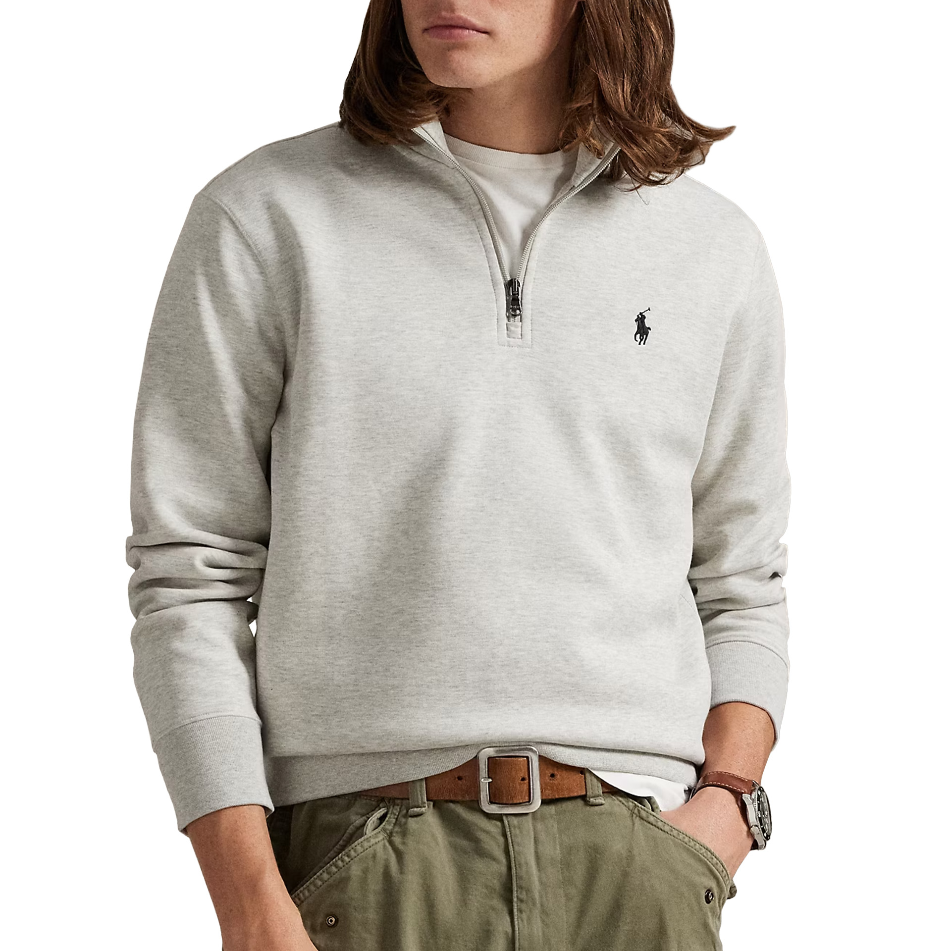 Polo Ralph Lauren Sweat 30/1 Double Knt Grey