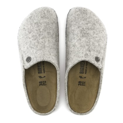 Birkenstock Zermatt Felt Narrow Fit Light Gray