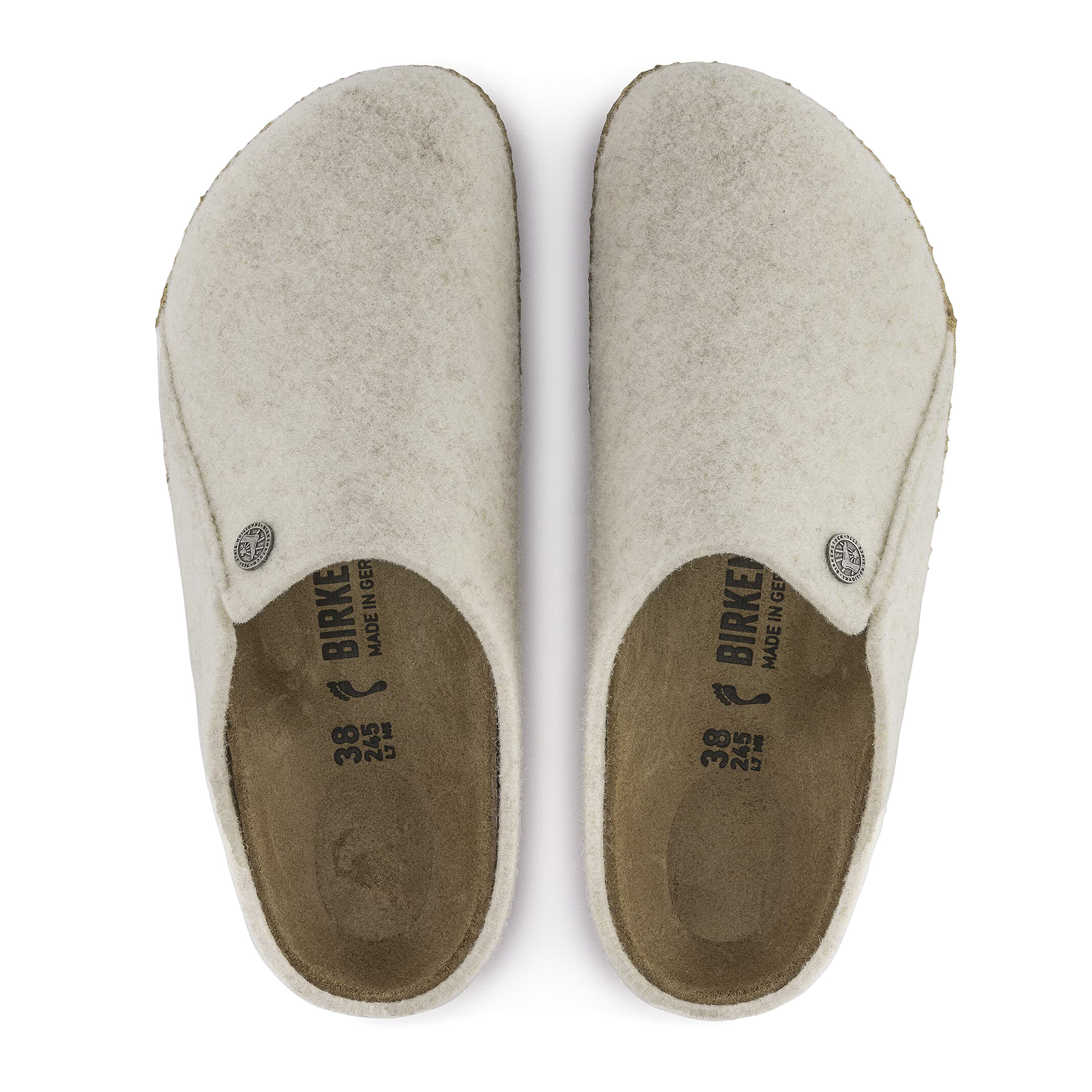 Birkenstock Zermatt Felt Narrow Fit Ecru