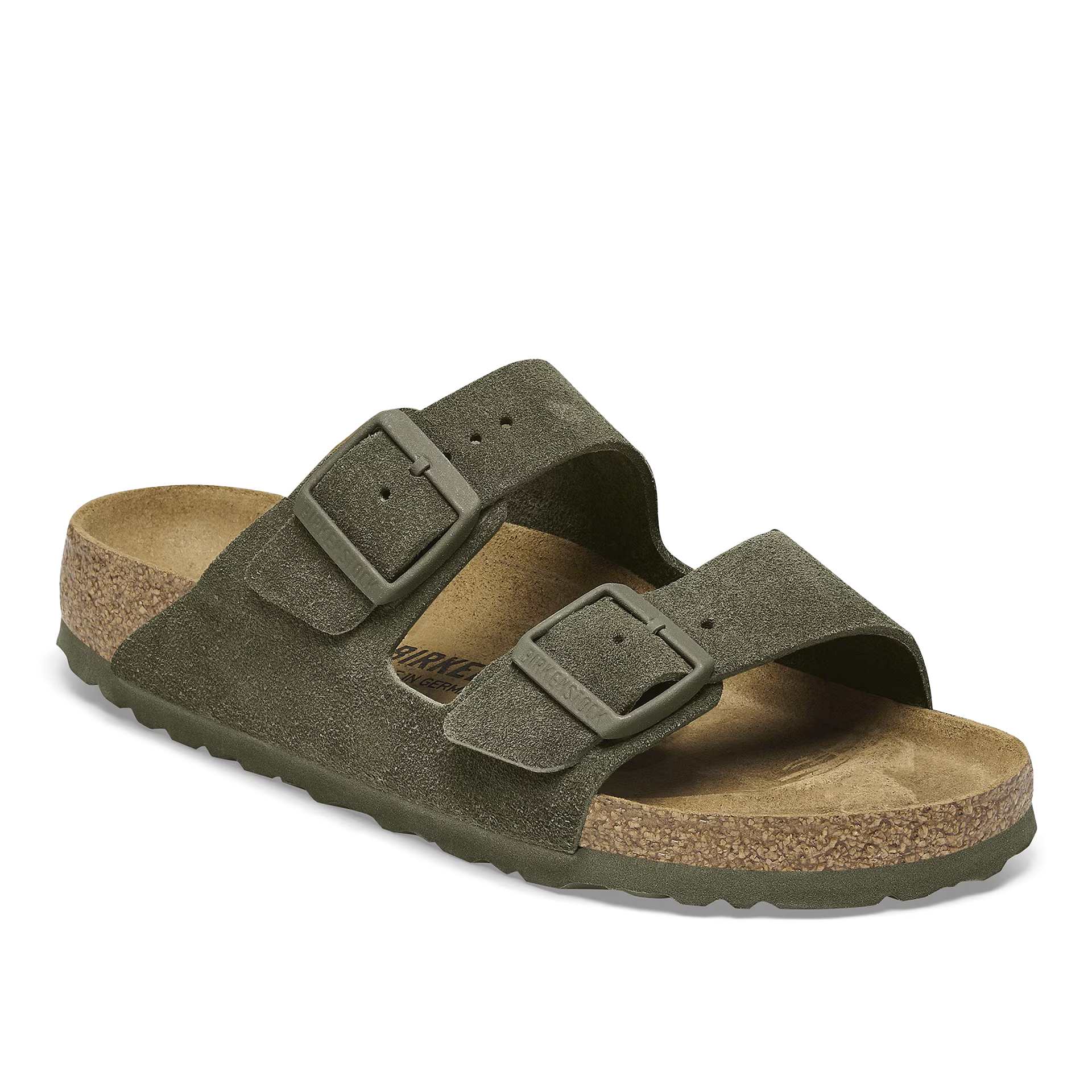 Birkenstock Arizona Suede Narrow Fit Leather Thyme