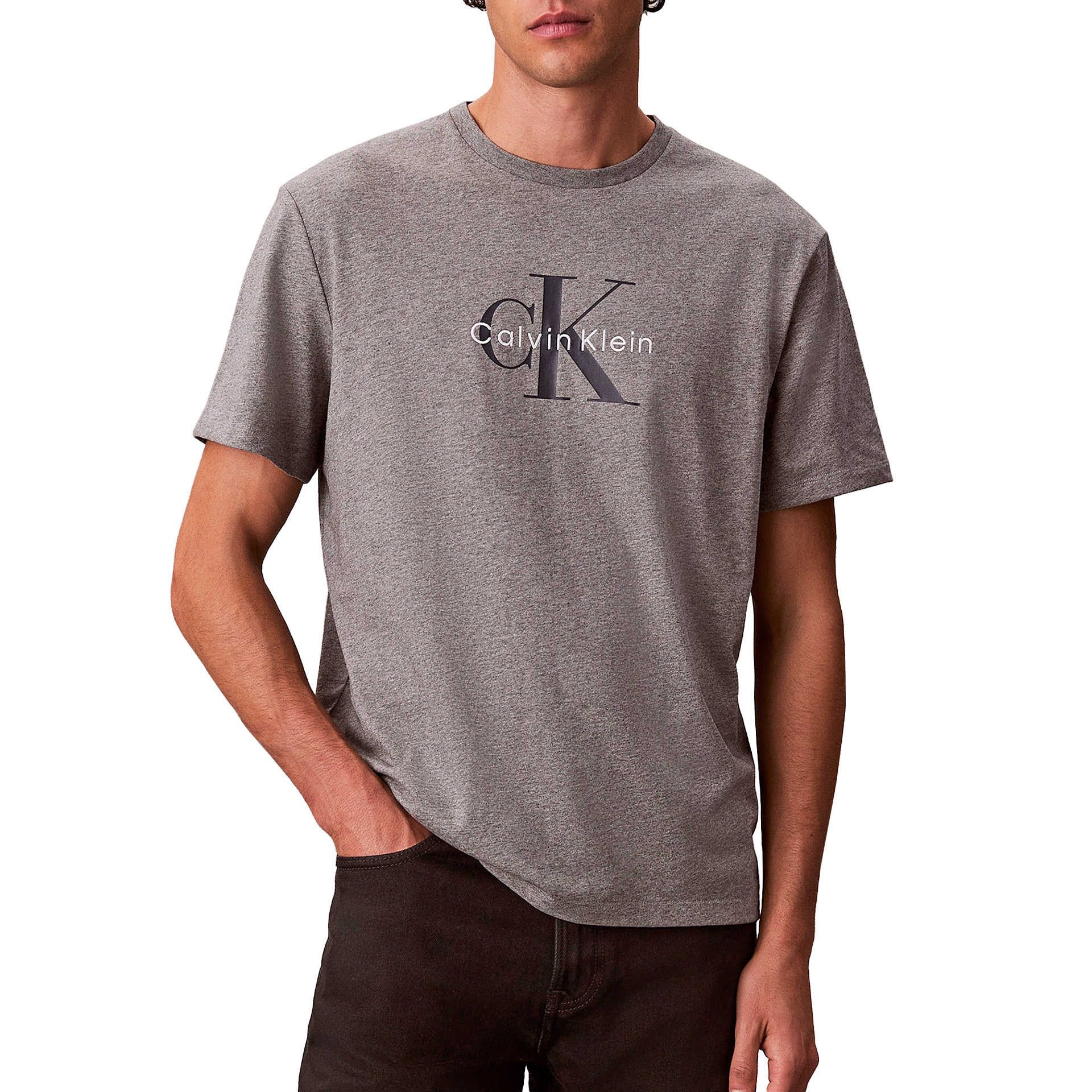 Calvin Klein T-shirt Hero Monologo 20s Grey